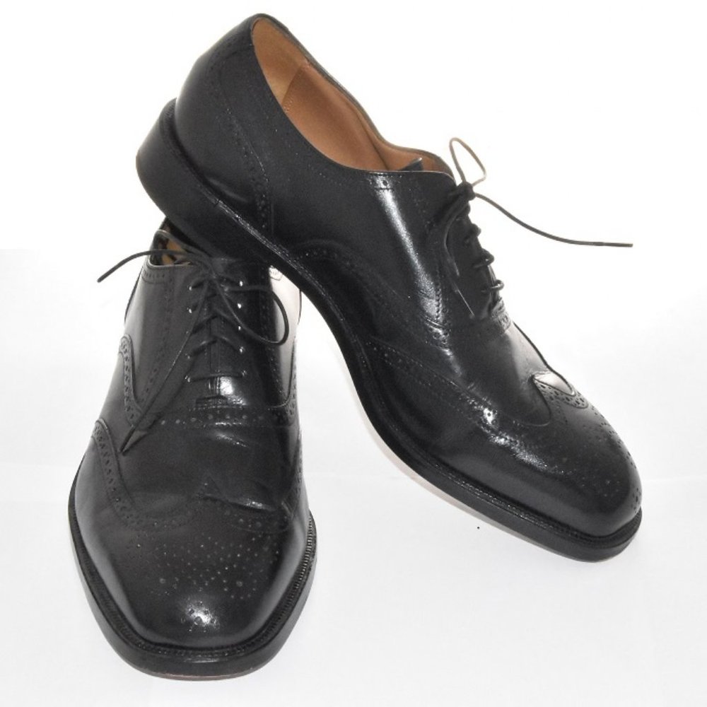 Florsheim Men's Dress Work Suit Shoes Oxford Wingtip Leather Black 11E